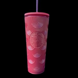Starbucks Tumbler Dusty Rose Mermaid Scales cup NWT